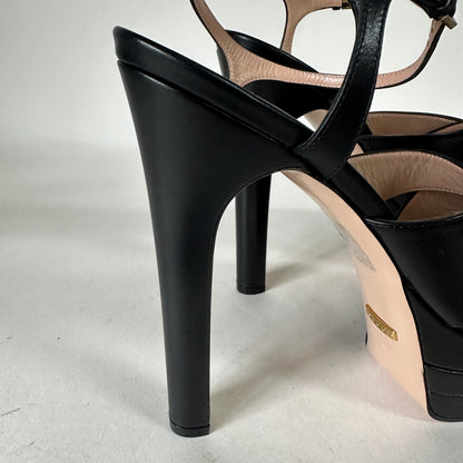 Heeled Sandals - Black - EU 41
