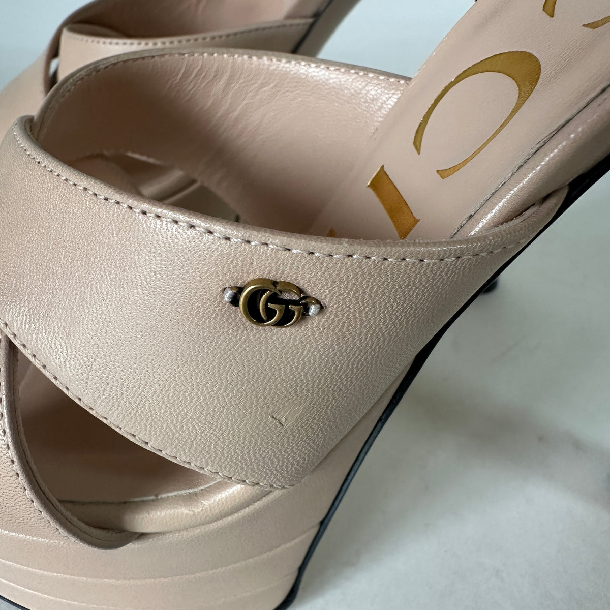 Heeled Sandals - Nude - EU 39.5