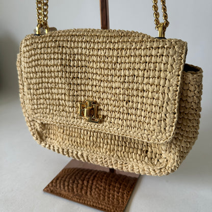 Sophee Crossbody Paperstraw Bag - Beige