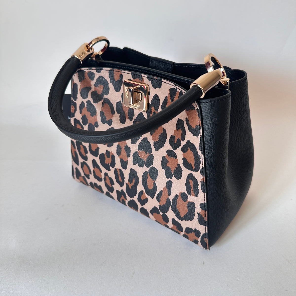 Phoebe Satchel spotted leopard