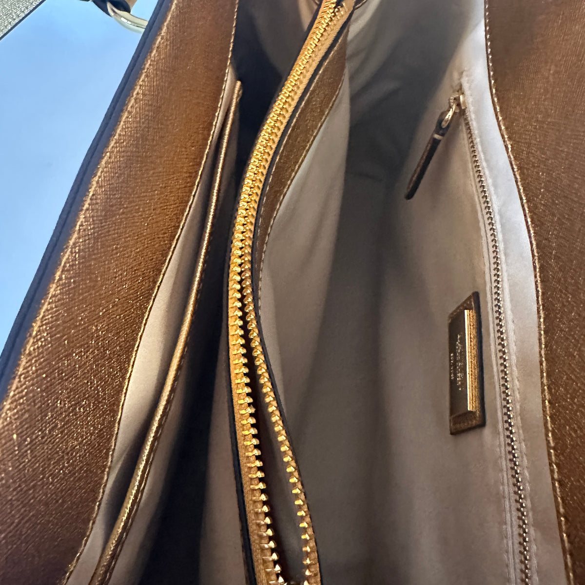 Hanna Large Tote - Gold