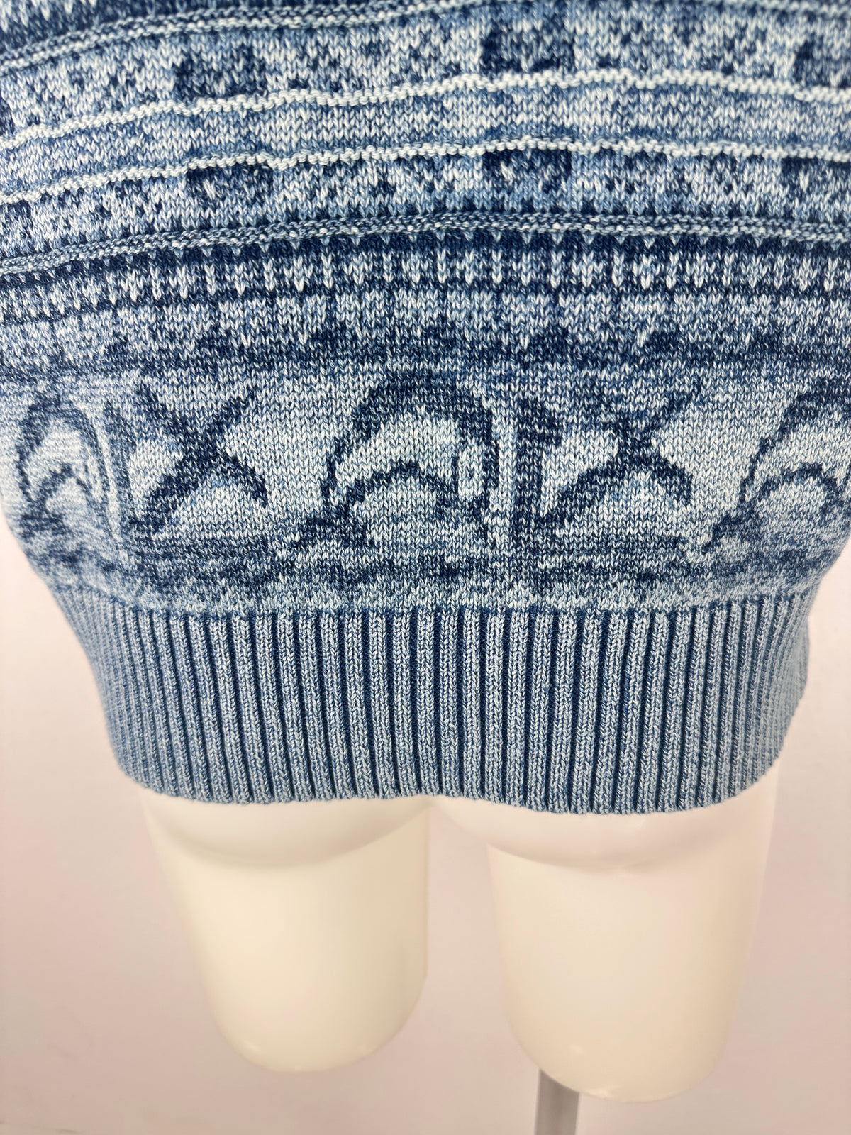 Sweater Vest - Navy/Blue - M