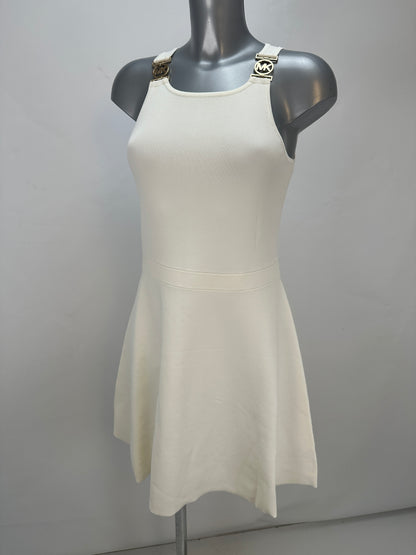 Dress with MK Logo - White - L