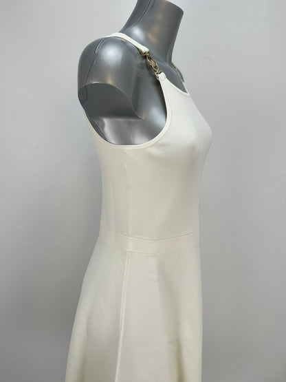 Dress with MK Logo - White - L
