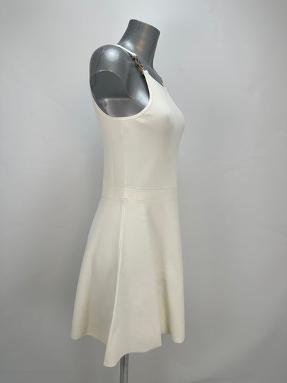 Dress with MK Logo - White - L