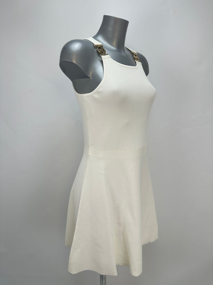 Dress with MK Logo - White - L