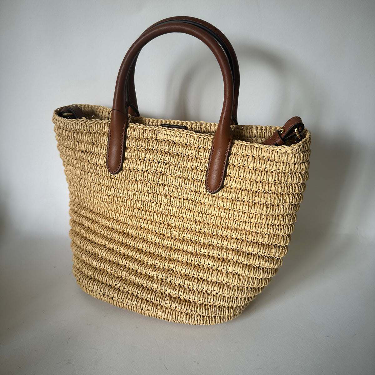 Brie Paperstraw Bag - Natural