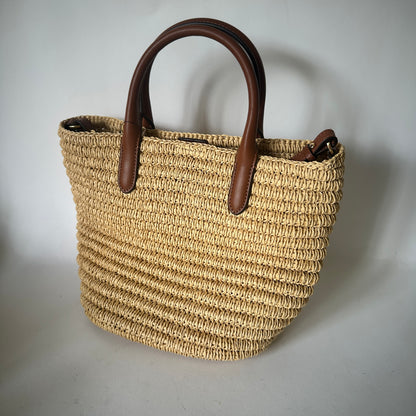 Brie Paperstraw Bag - Natural
