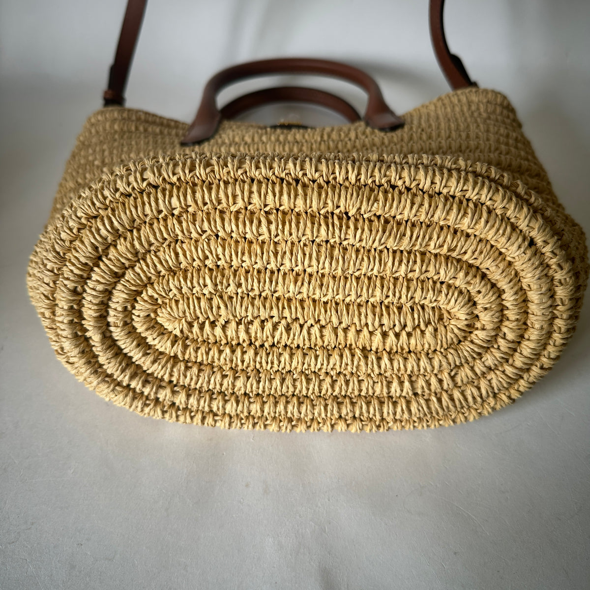 Brie Paperstraw Bag - Natural