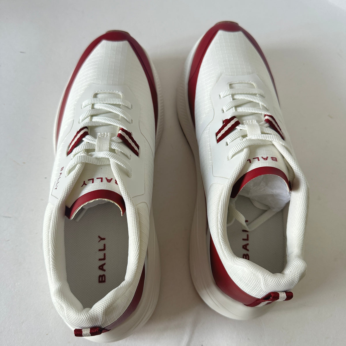 Running Tec Sneakers - White/Red - EU 43