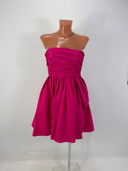 Fiamma Corset Dress - Magenta - S