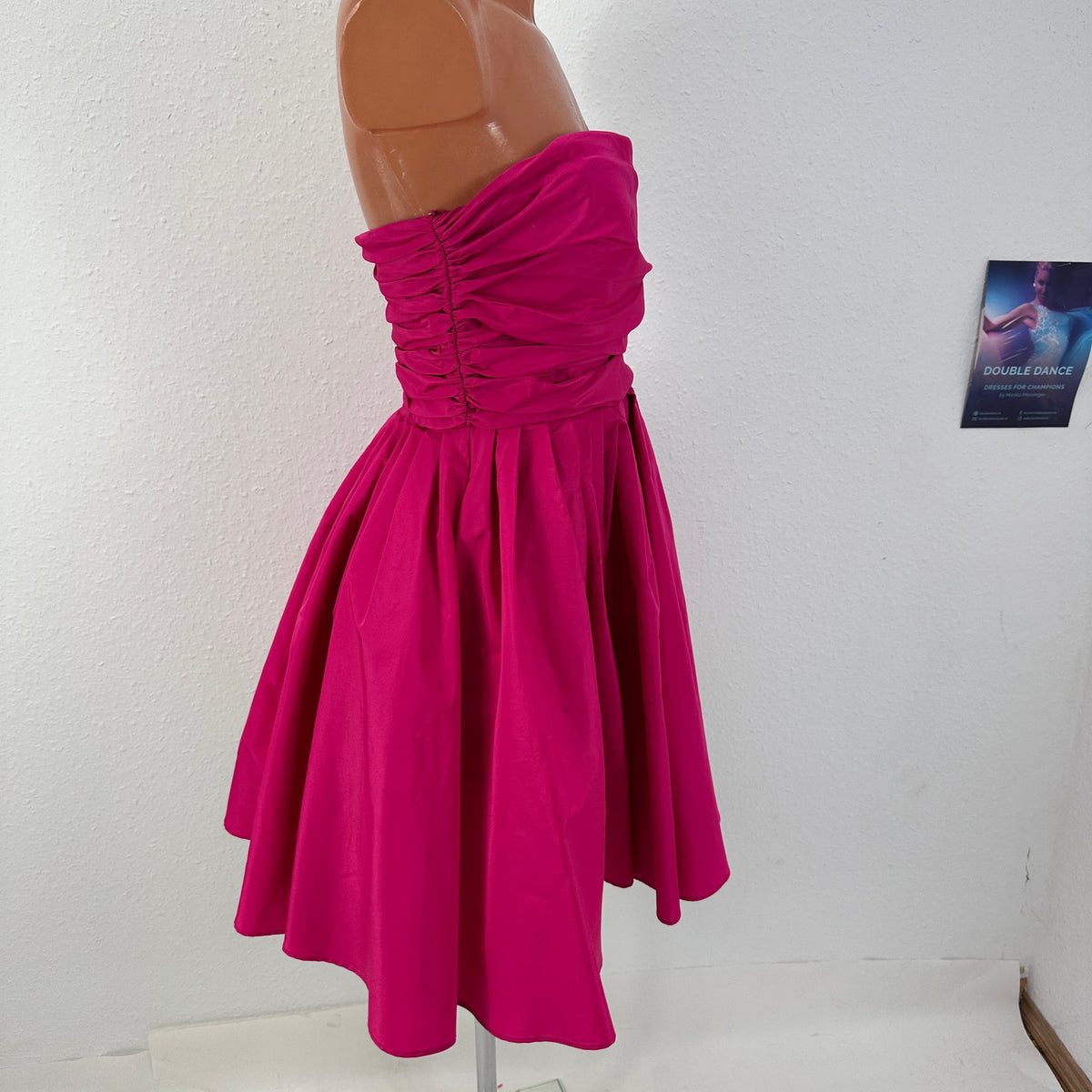 Fiamma Corset Dress - Magenta - S