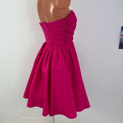 Fiamma Corset Dress - Magenta - S