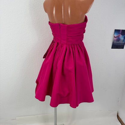Fiamma Corset Dress - Magenta - S