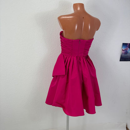 Fiamma Corset Dress - Magenta - S