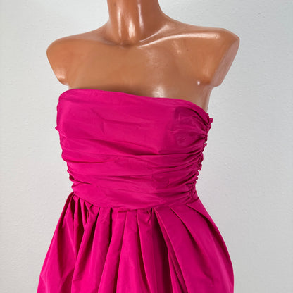 Fiamma Corset Dress - Magenta - S