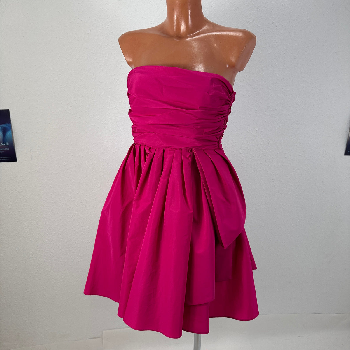 Fiamma Corset Dress - Magenta - S