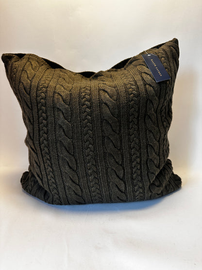 Cable-Knit Cushion - Palazzo Green