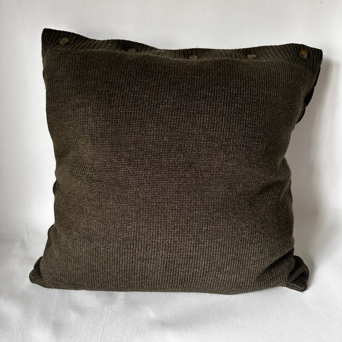 Cable-Knit Cushion - Palazzo Green