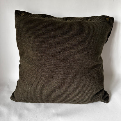 Cable-Knit Cushion - Palazzo Green