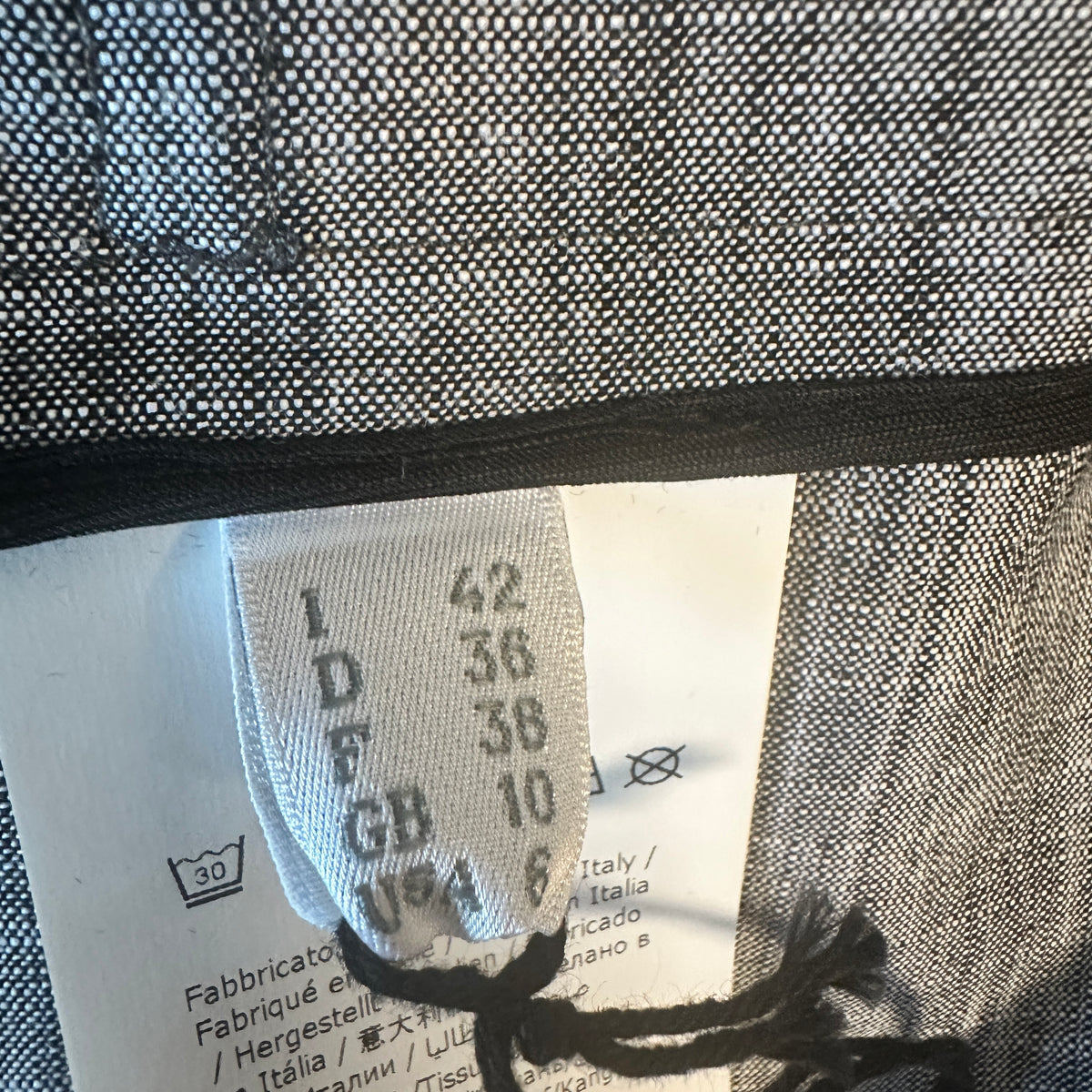 Long Shorts with Belt - Grey - M