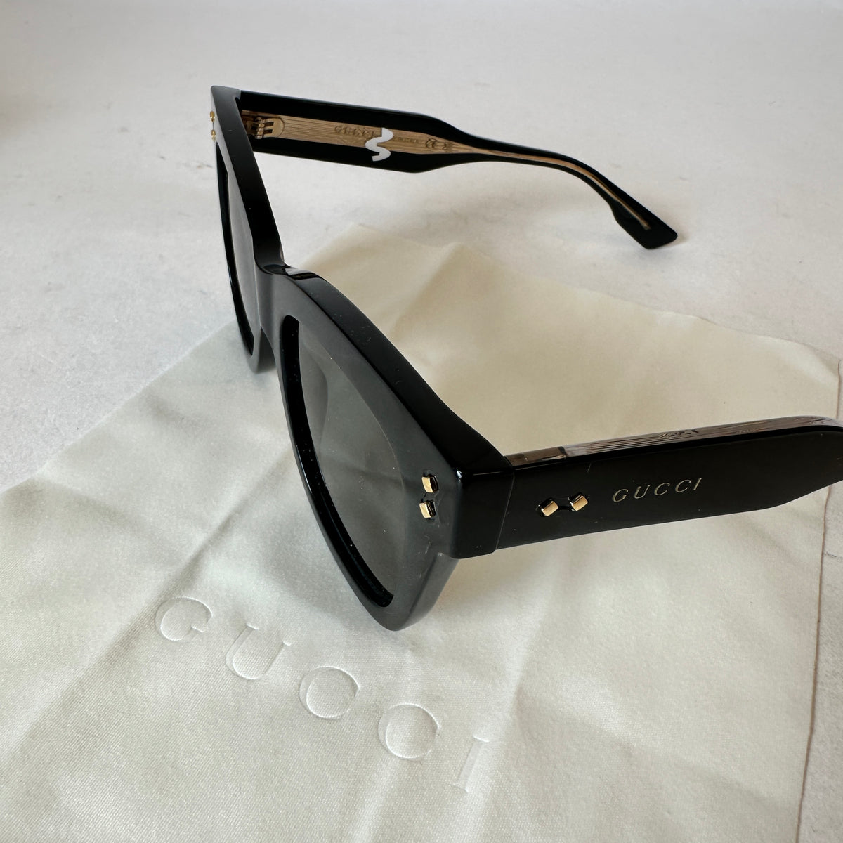 Sunglasses Square Cat-Eye - Black