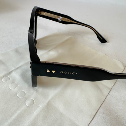 Sunglasses Square Cat-Eye - Black