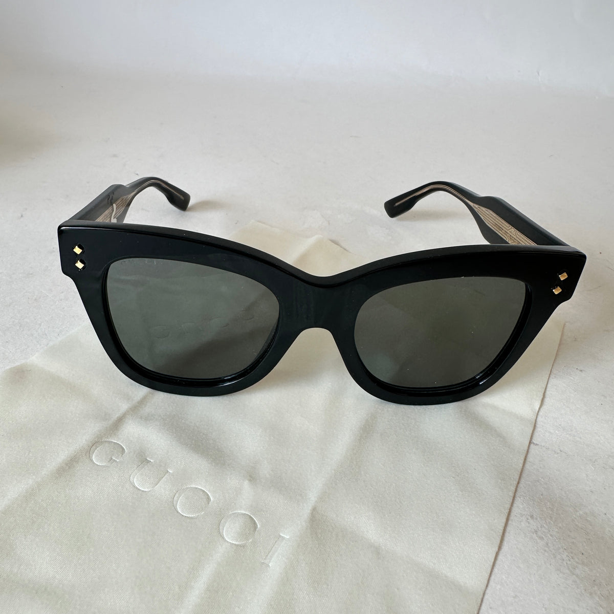 Sunglasses Square Cat-Eye - Black