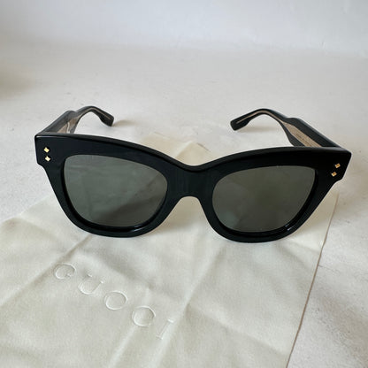 Sunglasses Square Cat-Eye - Black