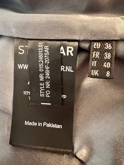 Leather Jacket - Grey - IT 40