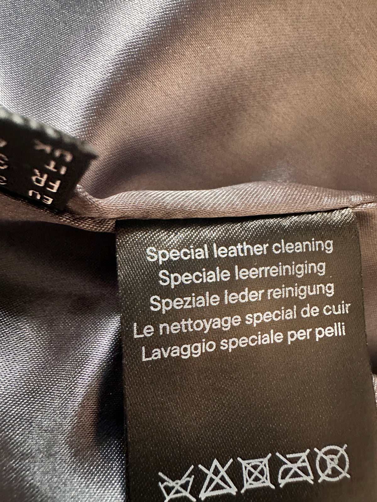 Leather Jacket - Grey - IT 40