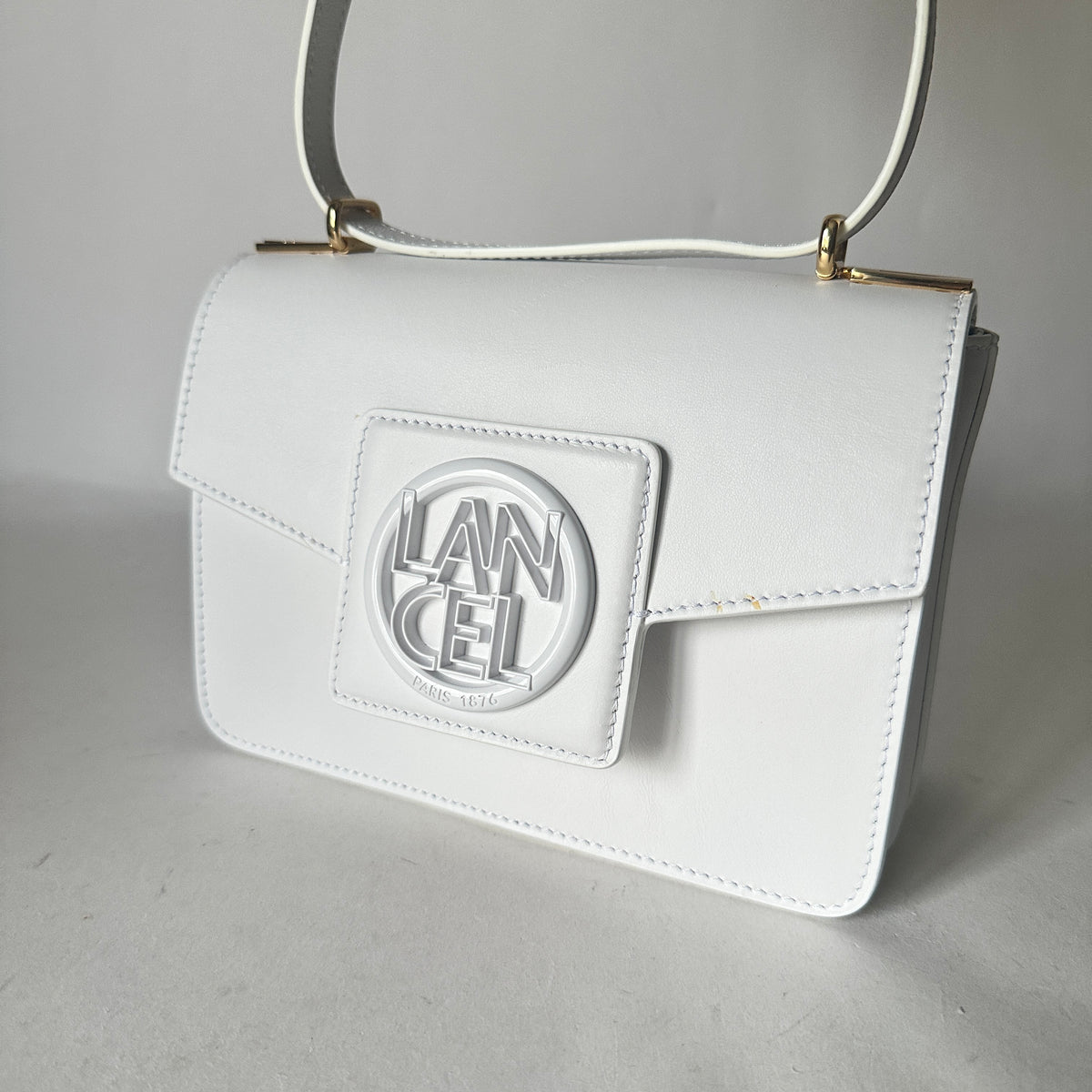 Roxane Crossbody Bag - Optic White/Gold