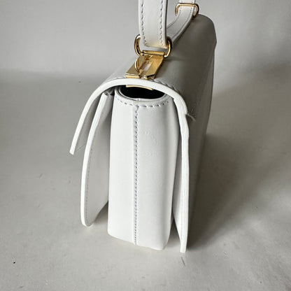 Roxane Crossbody Bag - Optic White/Gold