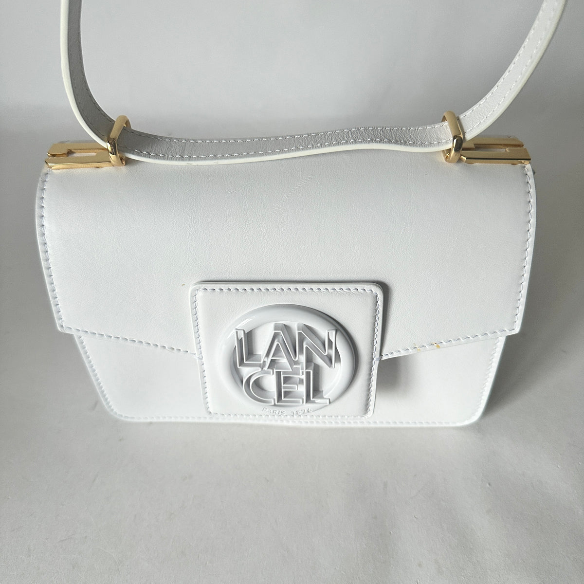 Roxane Crossbody Bag - Optic White/Gold