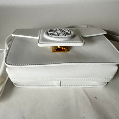 Roxane Crossbody Bag - Optic White/Gold