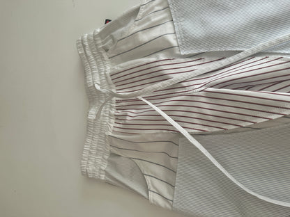 Motorcycle Poplin Pants - White - XS