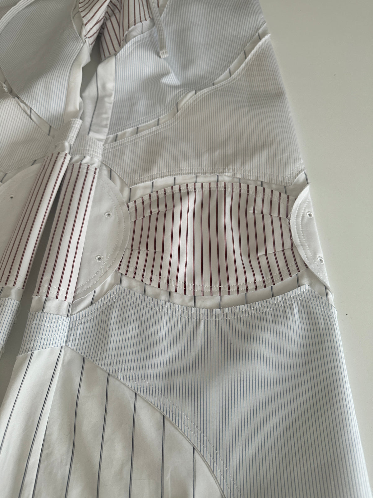 Motorcycle Poplin Pants - White - XS