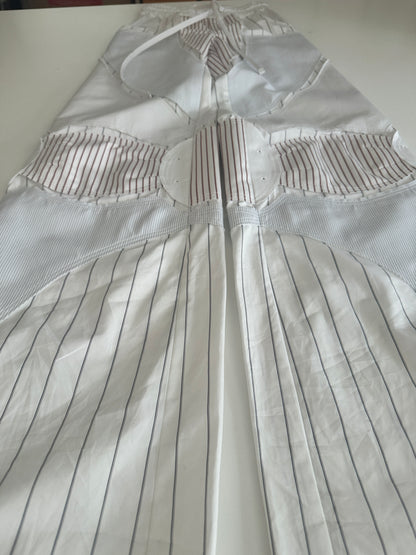 Motorcycle Poplin Pants - White - XS