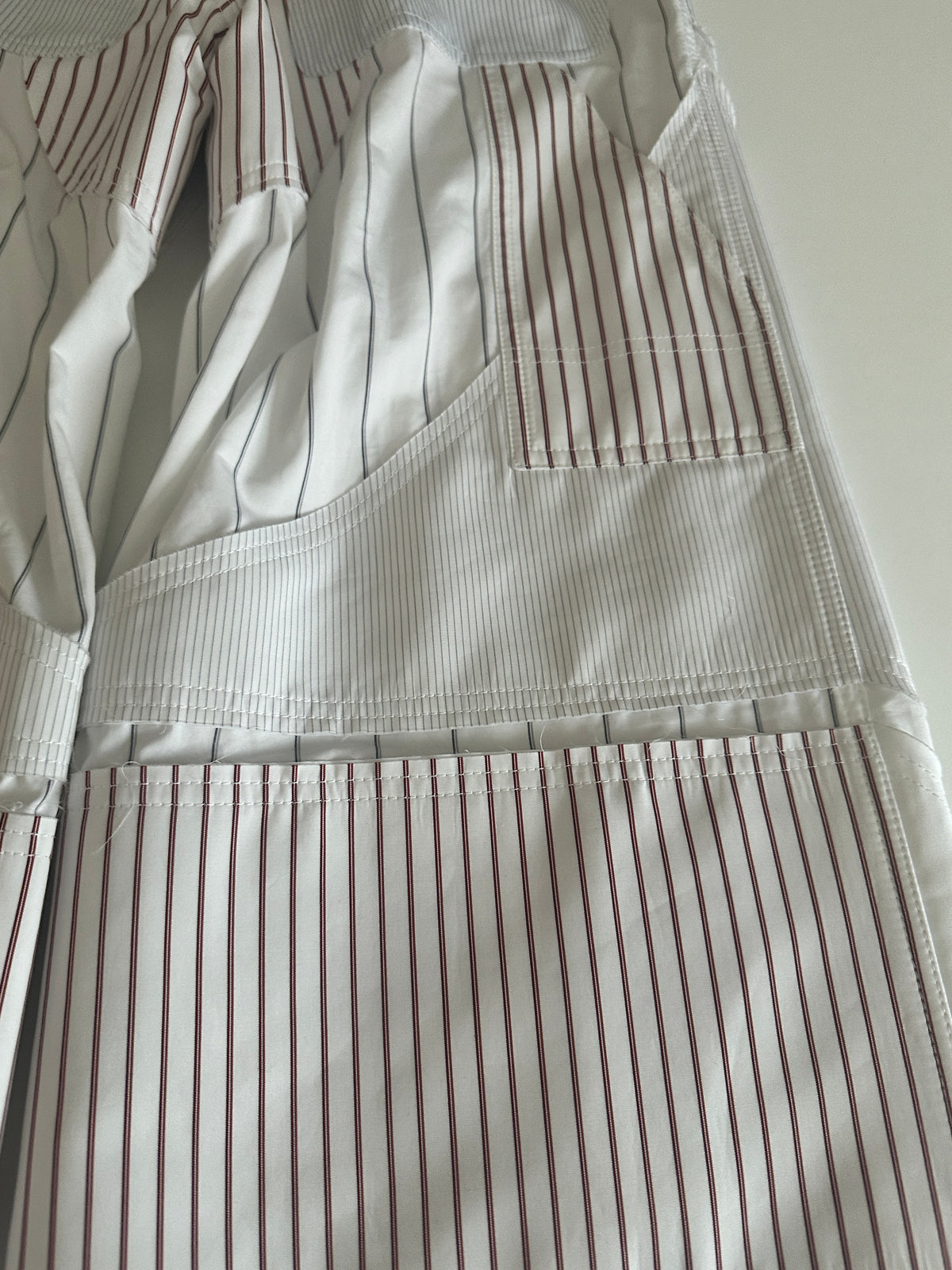 Motorcycle Poplin Pants - White - XS