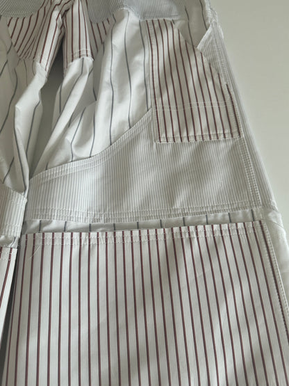 Motorcycle Poplin Pants - White - XS