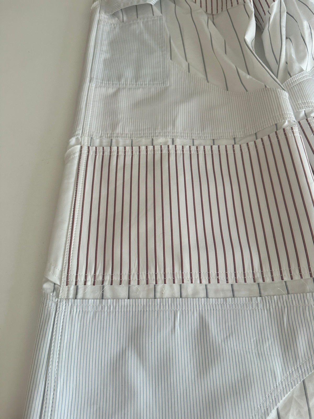 Motorcycle Poplin Pants - White - XS