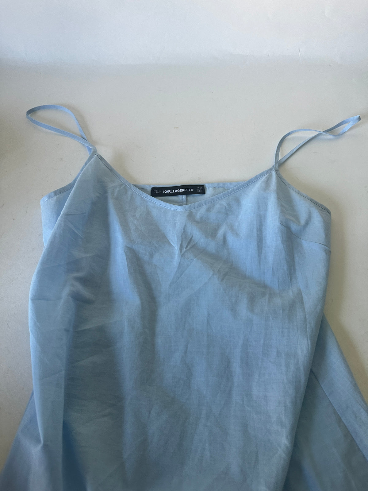 Sheer Wrap Dress - Cashmere Blue - IT 42
