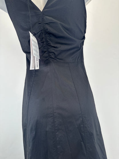 Cotton Day Dress - Black - XS