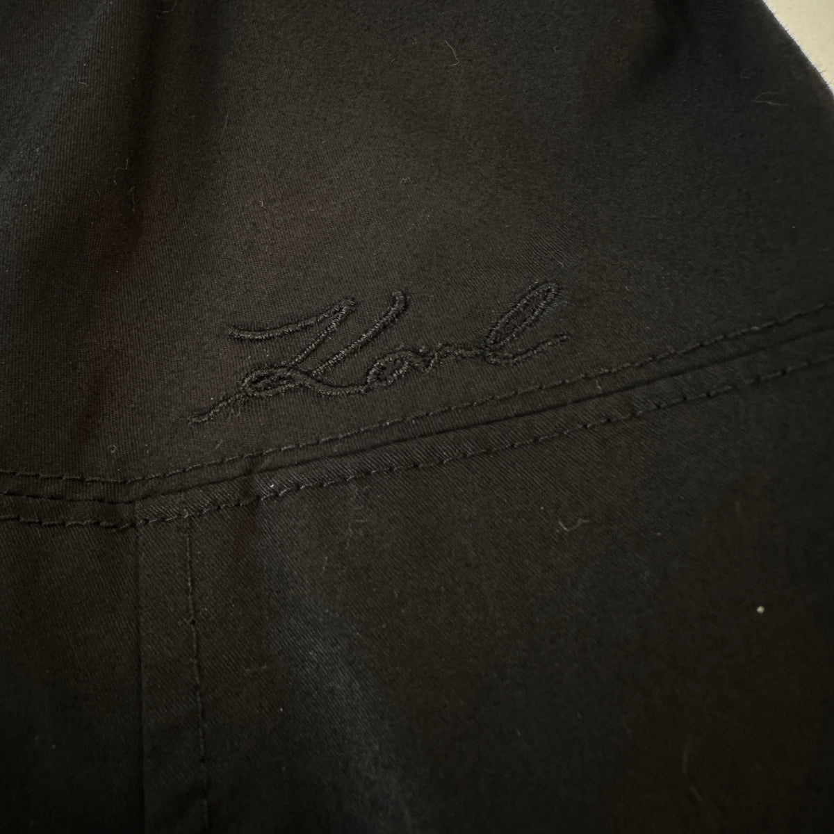 Cotton Day Dress - Black - XS