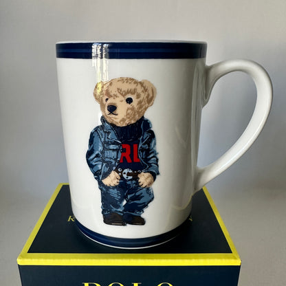 Set 1x Tablecloth + 2x Denim Bear Cups