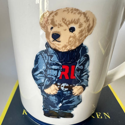 Set 1x Tablecloth + 2x Denim Bear Cups