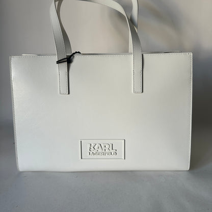 K/STONE Shiny Large Tote - Off White