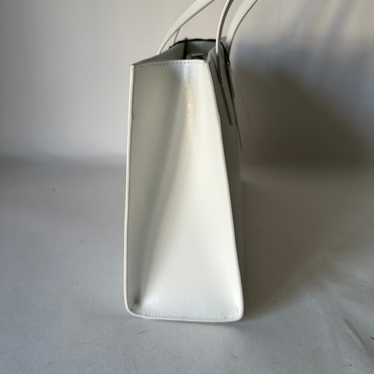 K/STONE Shiny Large Tote - Off White