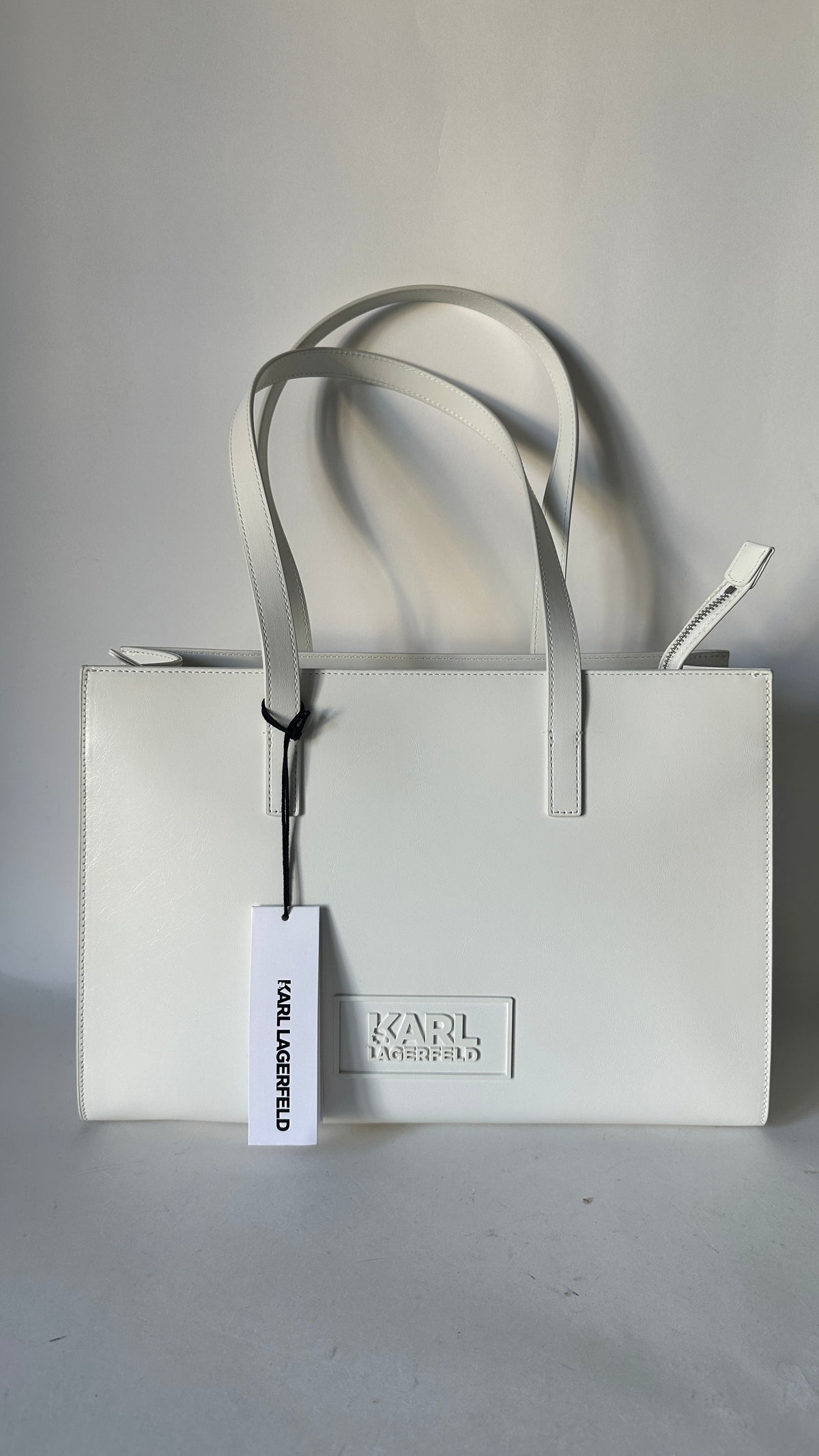 K/STONE Shiny Large Tote - Off White