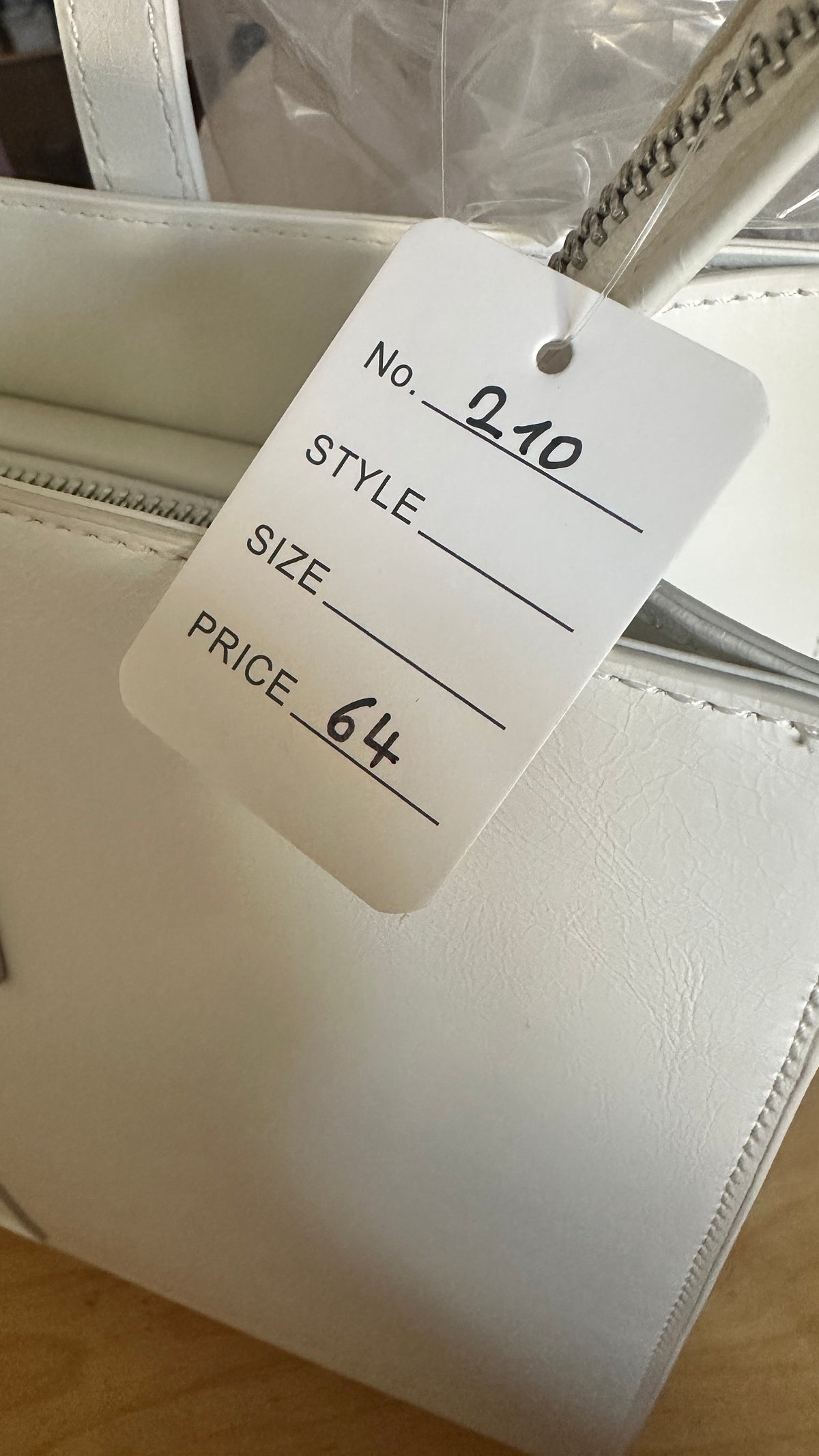 K/STONE Shiny Large Tote - Off White